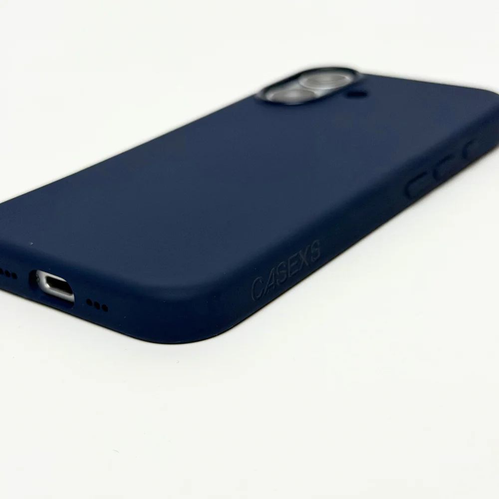 Blue Silicone Liquid iPhone Case 17 Series - Image 3