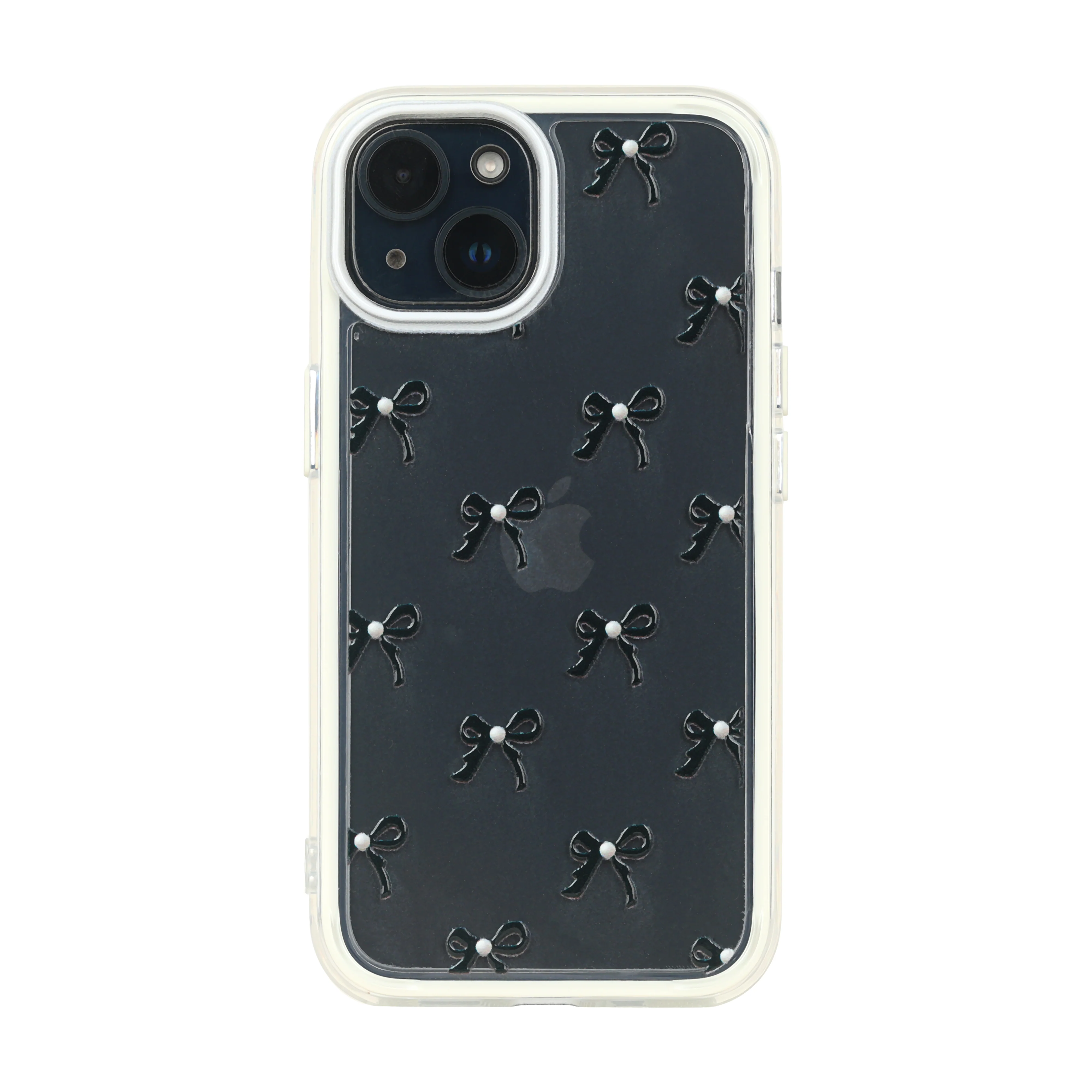 Bow Clear Transparent iPhone Case - Image 4