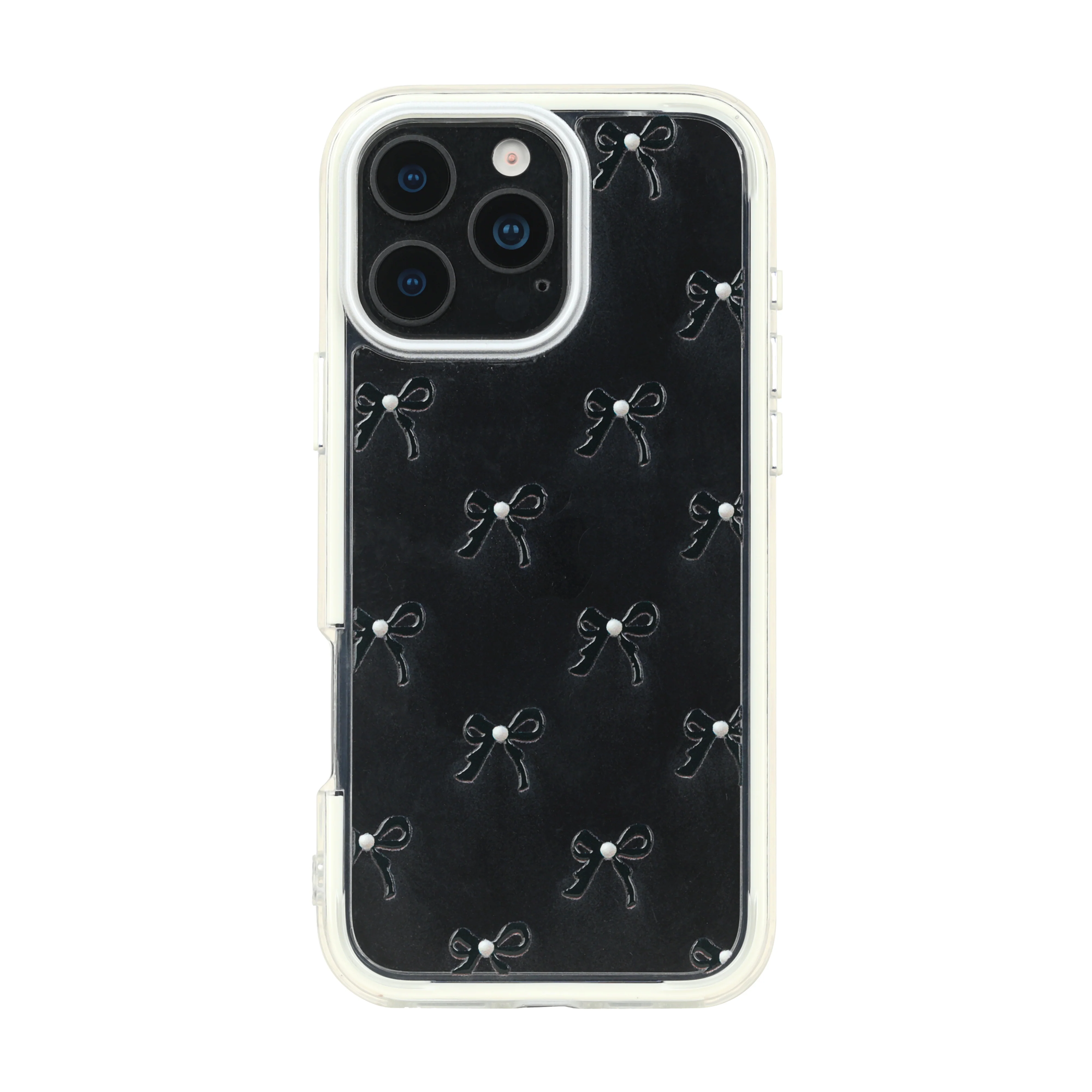 Bow Clear Transparent iPhone Case - Image 5