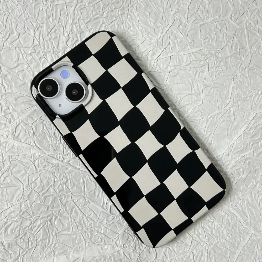 Checkered Marble iPhone Case - Image 3
