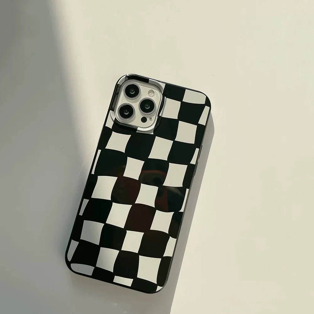 Checkered Marble iPhone Case - Image 4