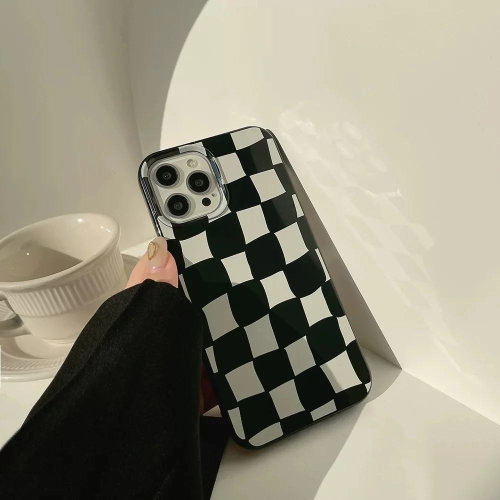 Checkered Marble iPhone Case - Image 5