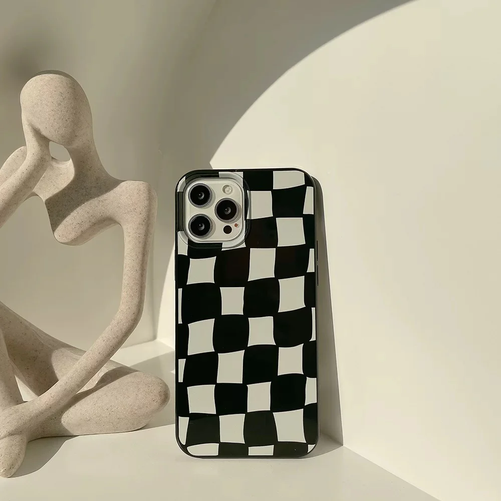 Checkered Marble iPhone Case - Image 6
