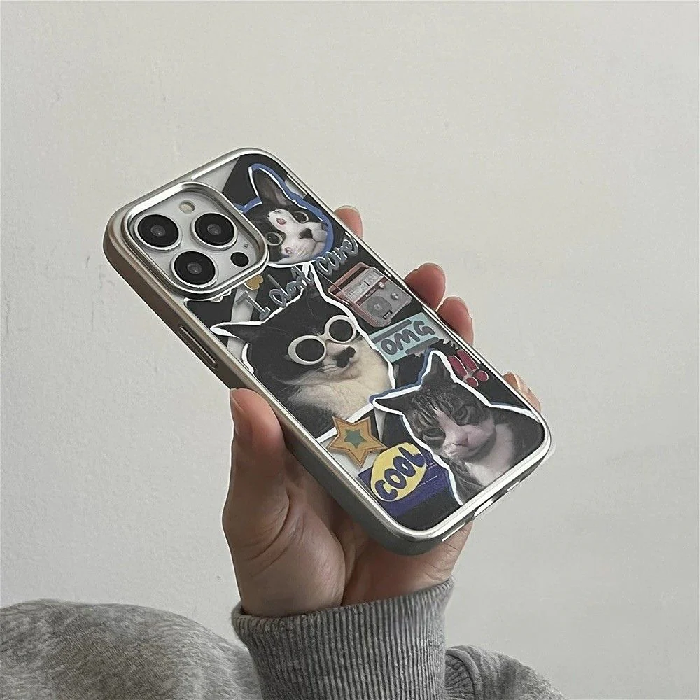 Cool Cat iPhone Case - Image 3