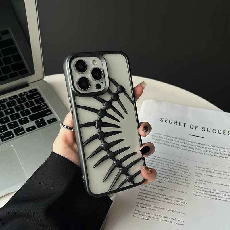Fish Bone Flexible iPhone Case - Image 3