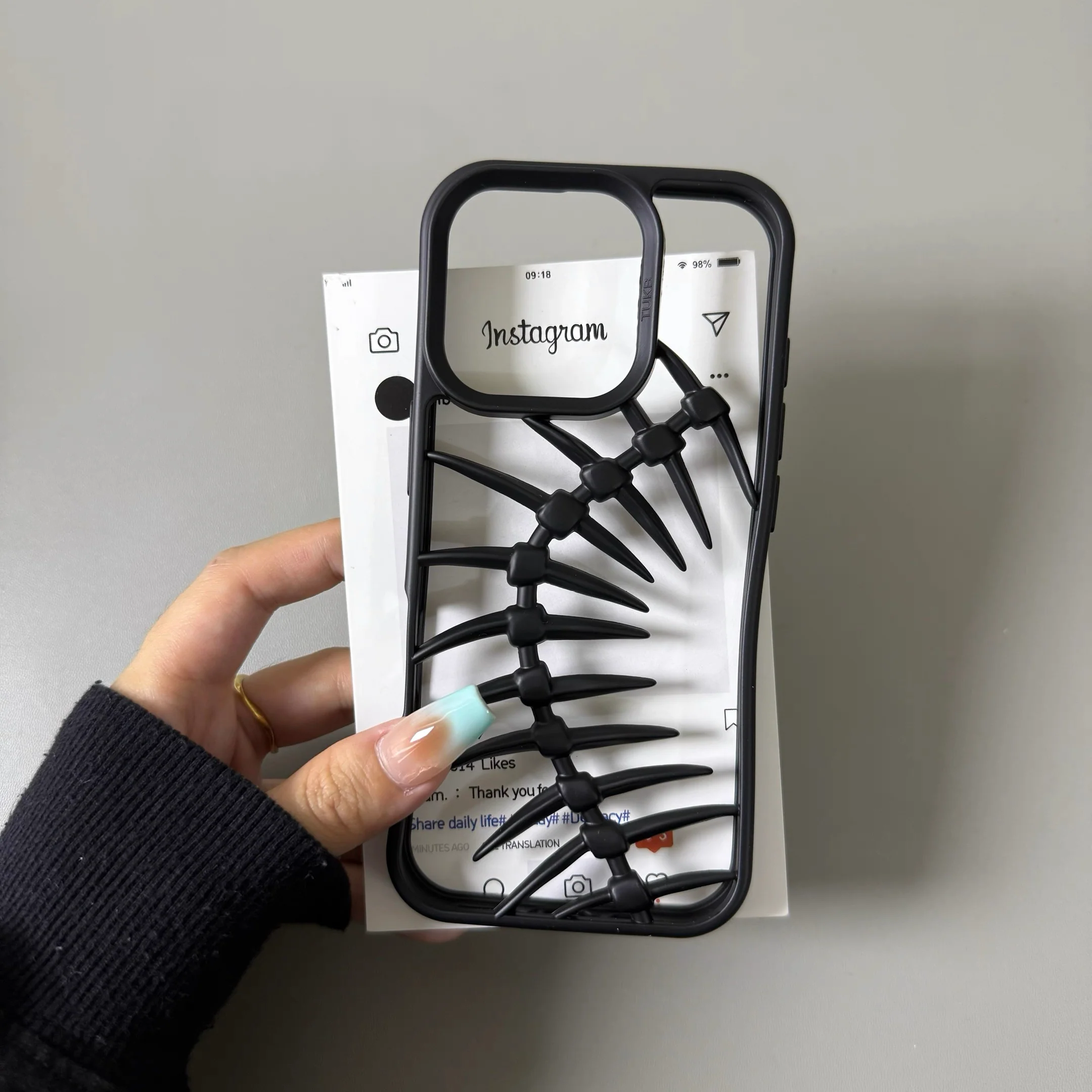 Fish Bone Flexible iPhone Case - Image 5