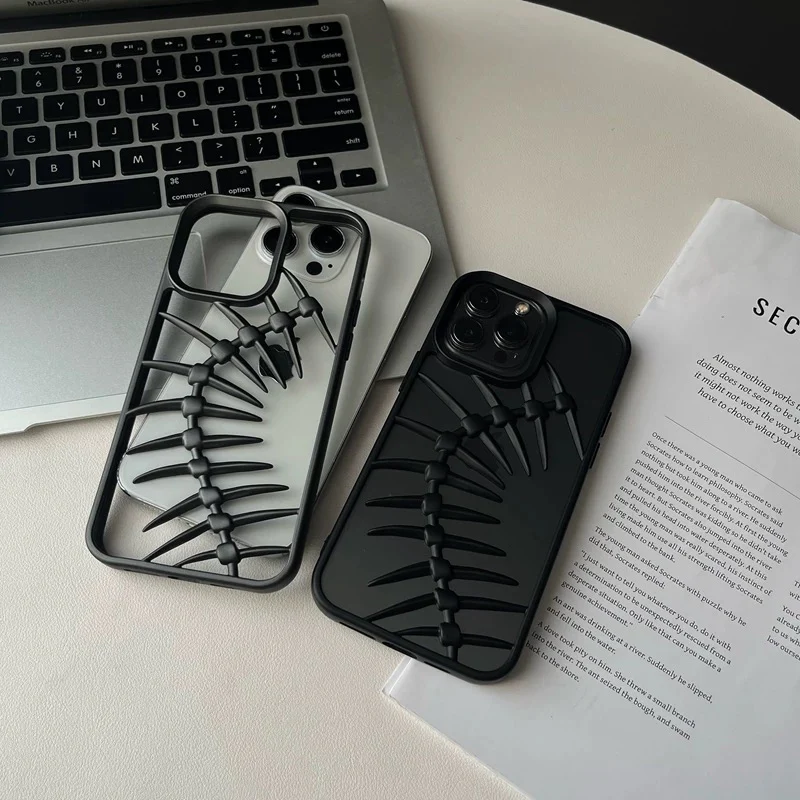 Fish Bone Flexible iPhone Case - Image 7