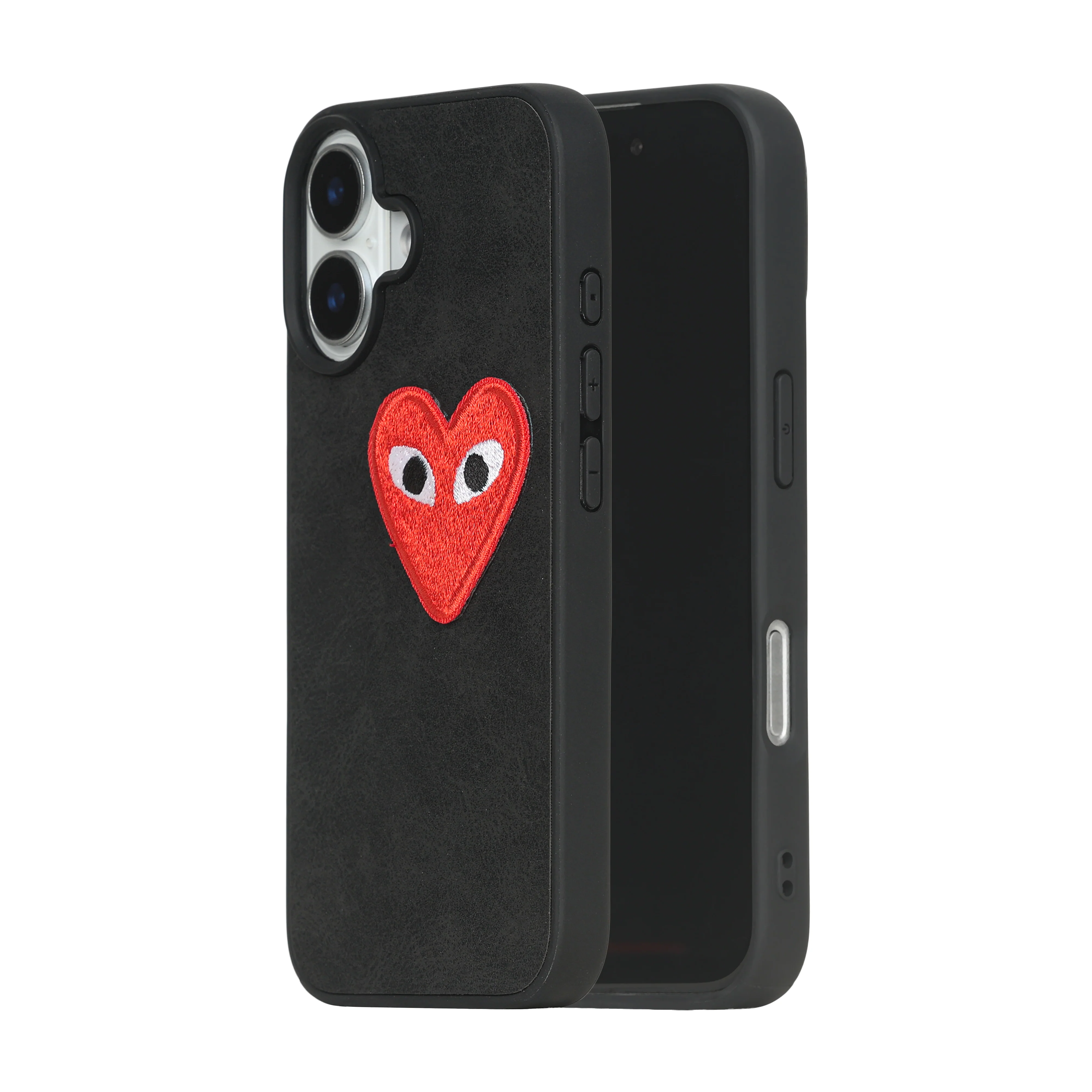 CDG Play Soft Texture iPhone Case - Image 6