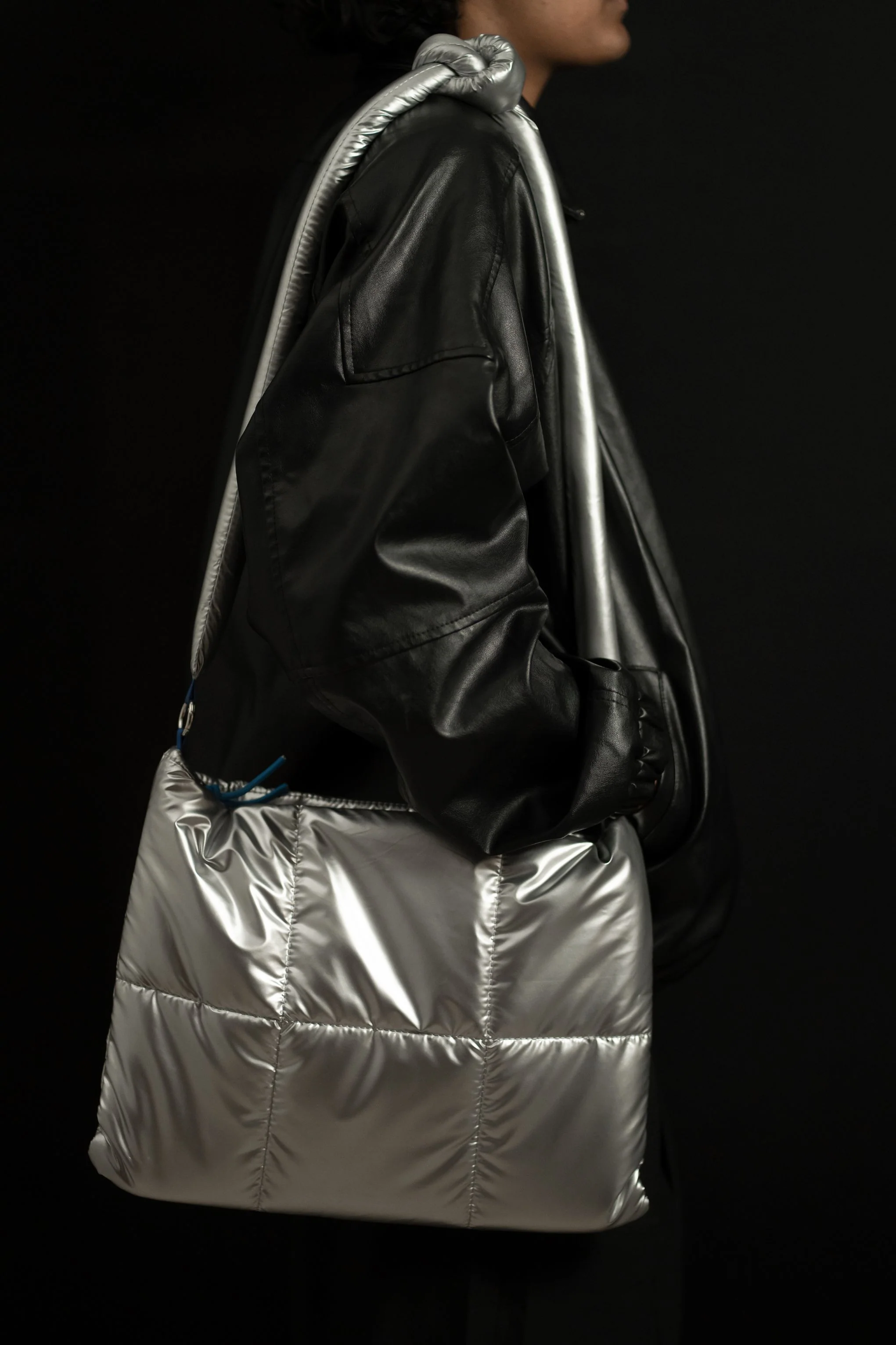 Laptop Puffer Sleeve Silver