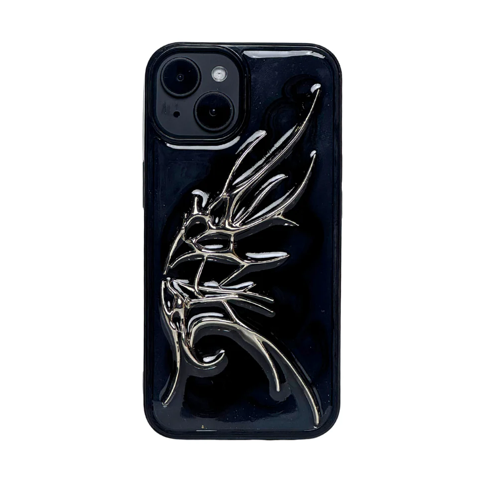 Venom Chrome 3D iPhone Case - Image 2