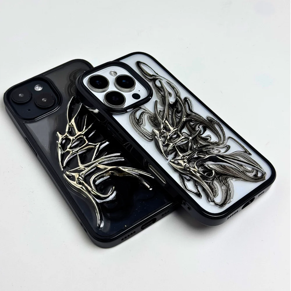 Venom Chrome 3D iPhone Case - Image 4