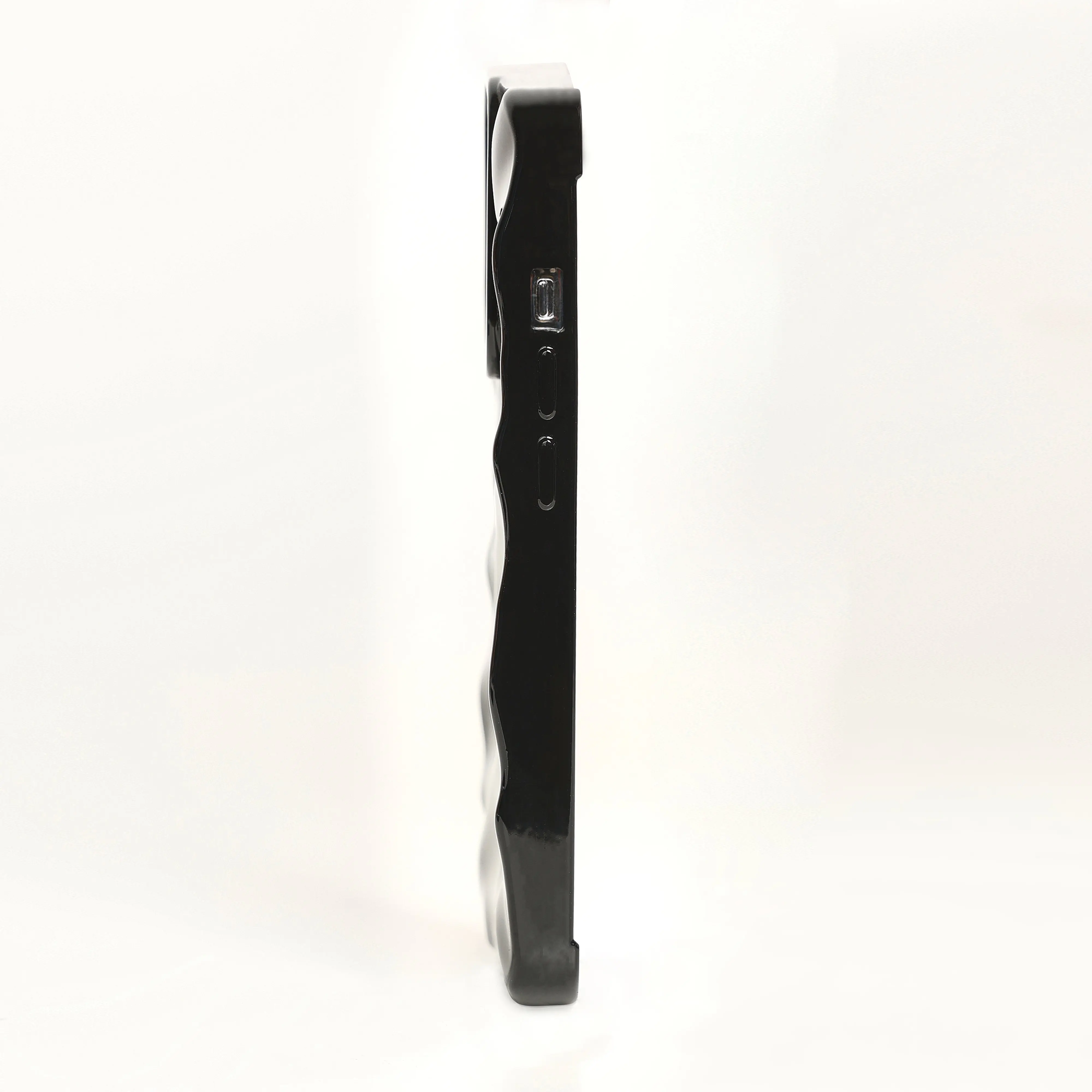 Liquid Black Wave iPhone Case - Image 6
